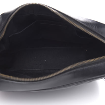 Saint Laurent Calfskin Matelasse Monogram Lou Camera Bag Black 5 of 11