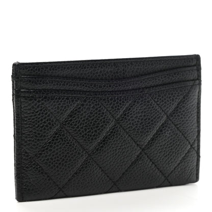 Chanel Caviar Quilted Card Holder Black 3 of 8