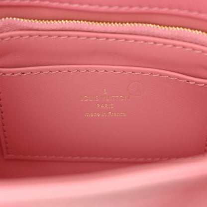 Louis Vuitton Lambskin Malletage Top Handle GO-14 MM Raspberry 7 of 10