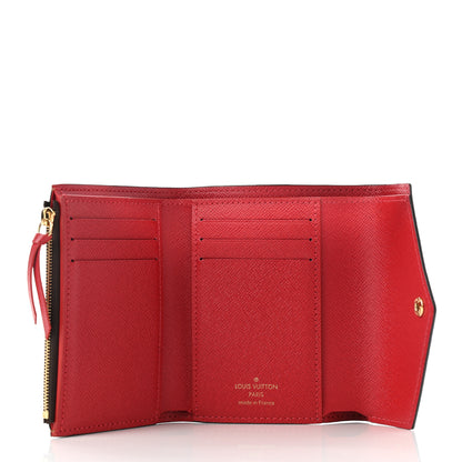 Louis Vuitton Damier Ebene Victorine Wallet Cherry 5 of 8