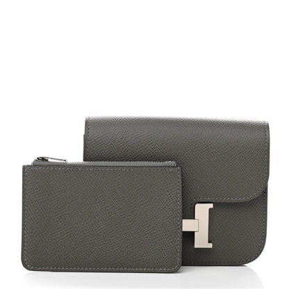 Hermes Epsom Constance Slim Wallet Graphite 4 of 9