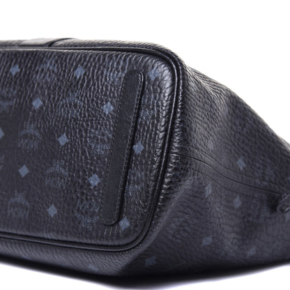MCM Visetos Medium Liz Reversible Shopper Tote Black 13 of 18