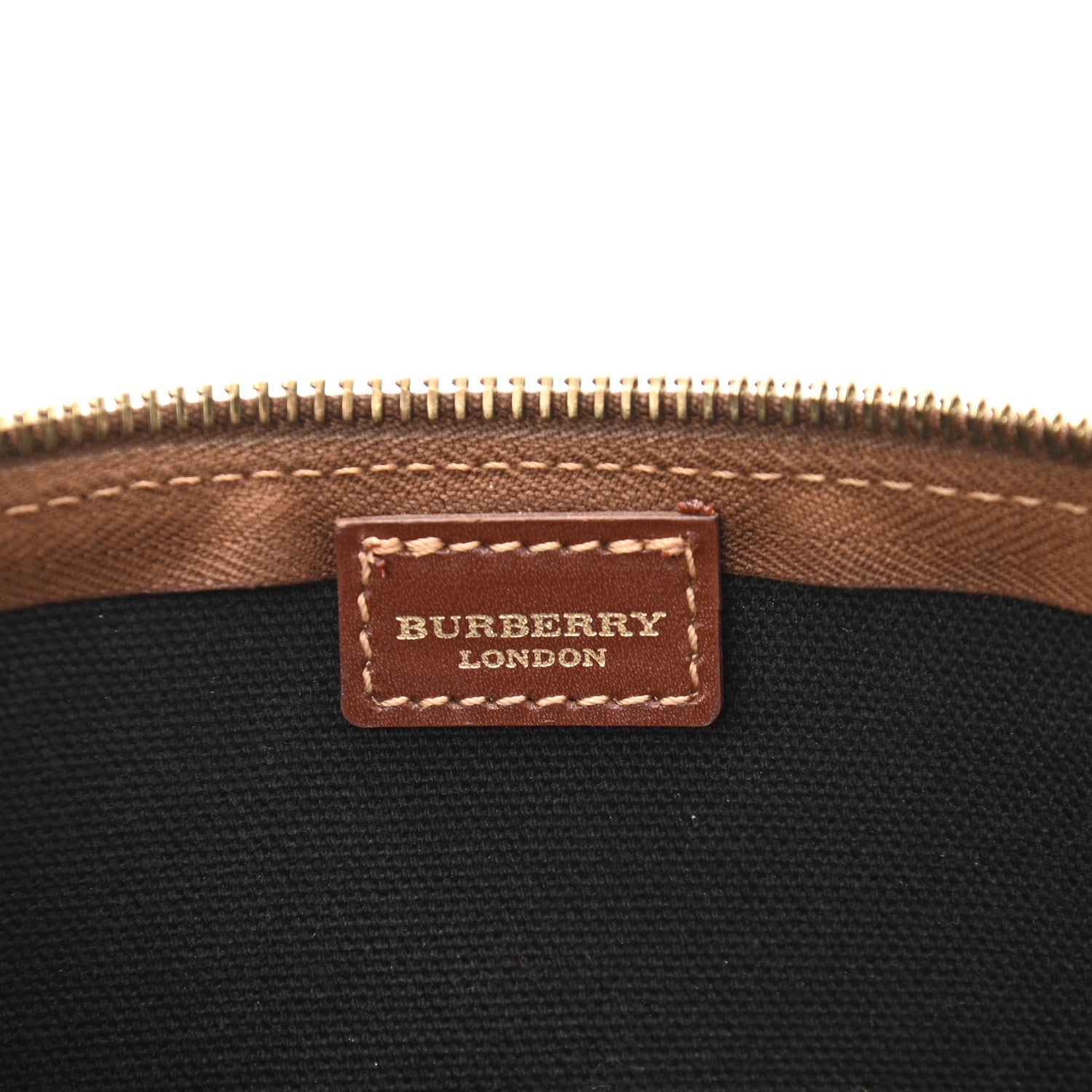 Burberry Haymarket Check Pochette Tan 6 of 10