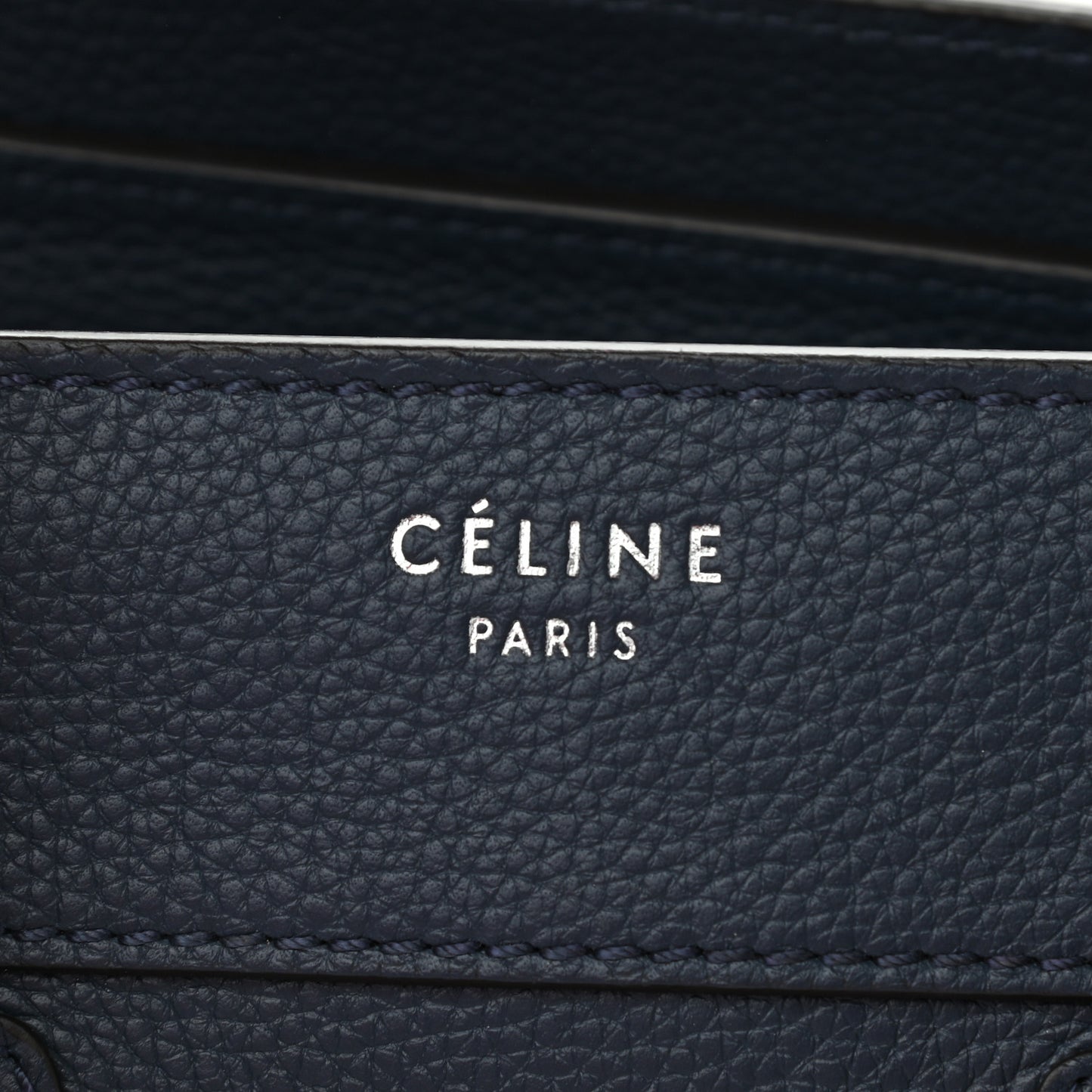 Drummed Calfskin Micro Luggage Orage