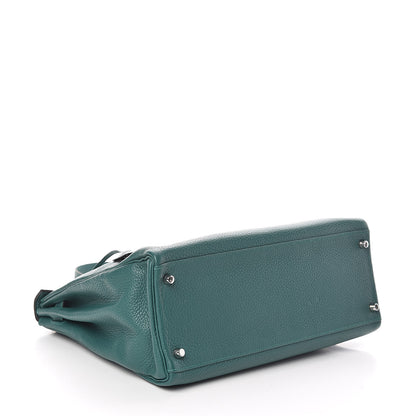 Hermes Togo Kelly Retourne 35 Malachite 5 of 33