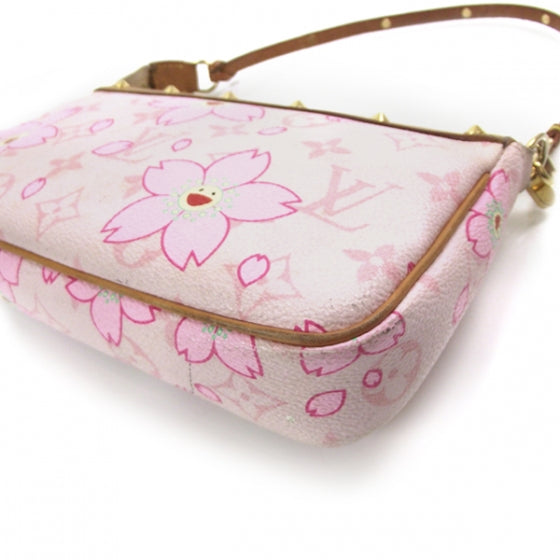 Monogram Cherry Blossom Pochette Accessories Pink