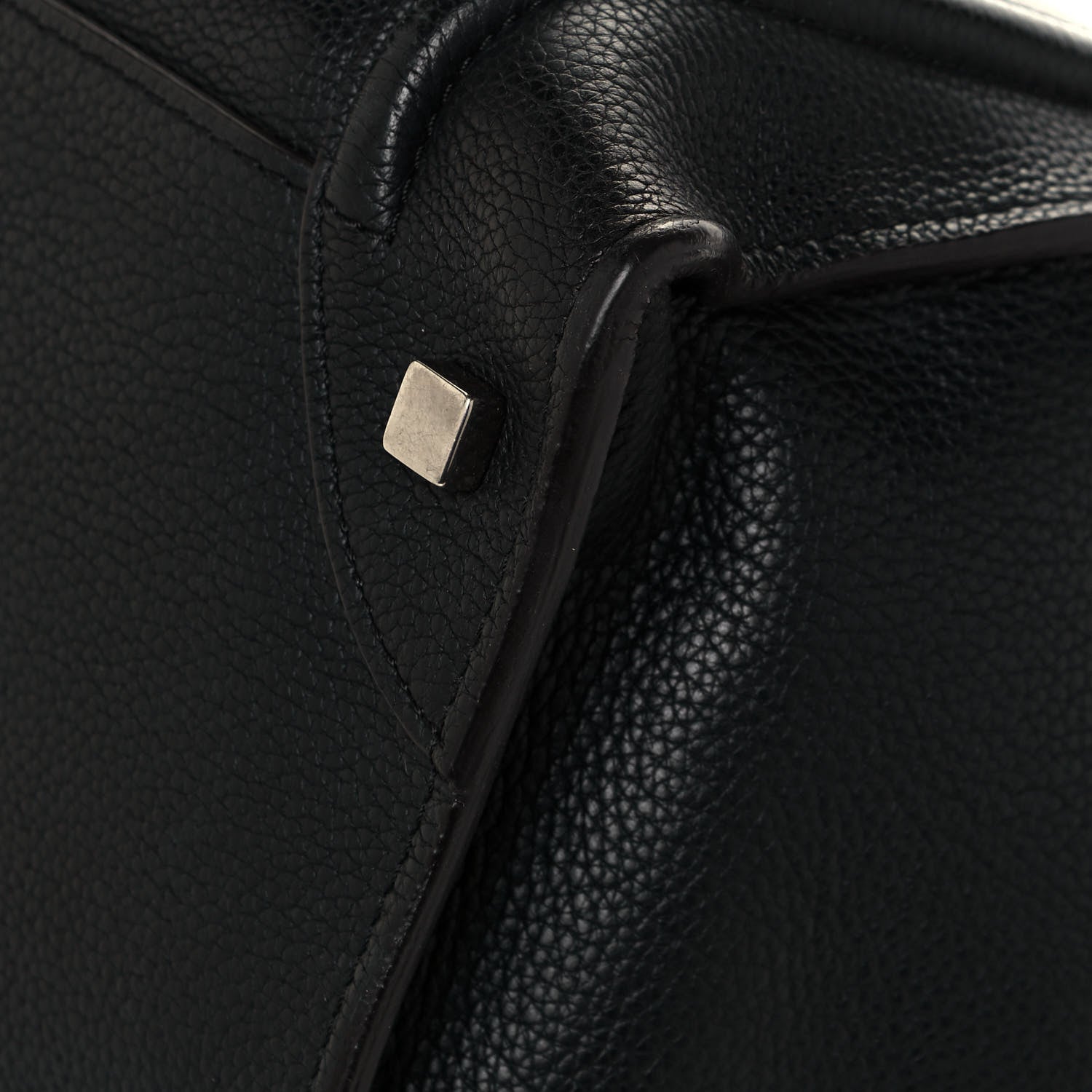 Celine Drummed Calfskin Mini Luggage Black 10 of 15