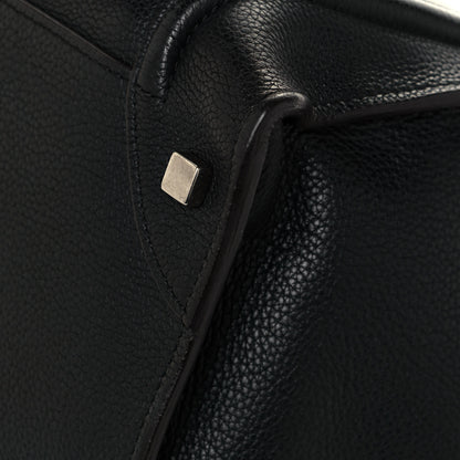Celine Drummed Calfskin Mini Luggage Black 10 of 15