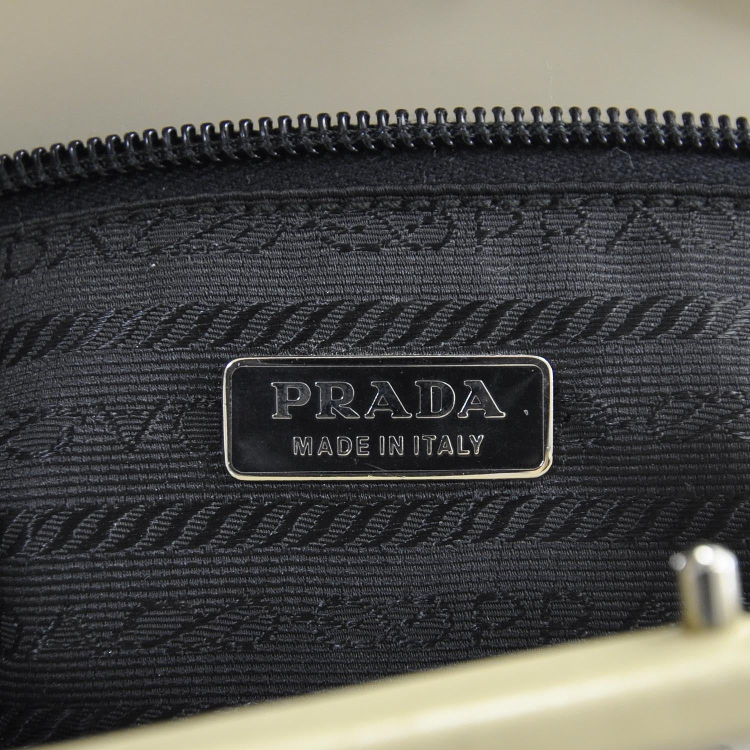 Prada Vitello Framed Bag Soia 7 of 8