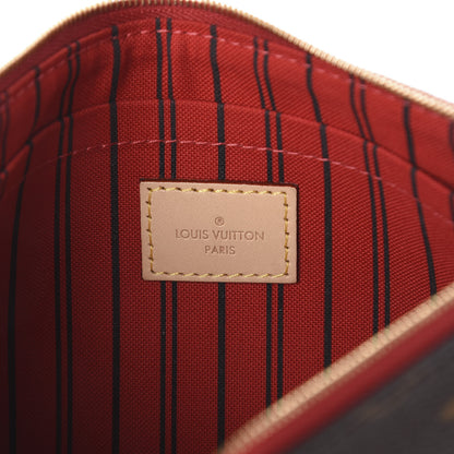 Louis Vuitton Monogram Neverfull MM GM Pochette Cherry 5 of 5