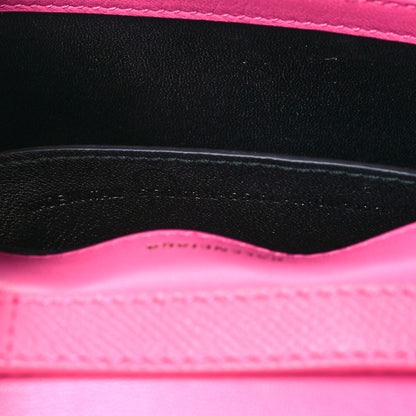 Balenciaga Signature Grained Calfskin Logo Print Ville Day Bag XS Rose Bubblegum Black 5 of 9