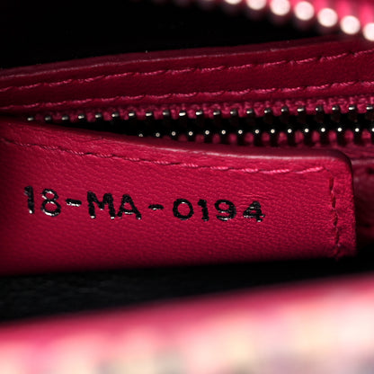 Christian Dior Tweed Medium Lady Dior Pink Multicolor 7 of 20