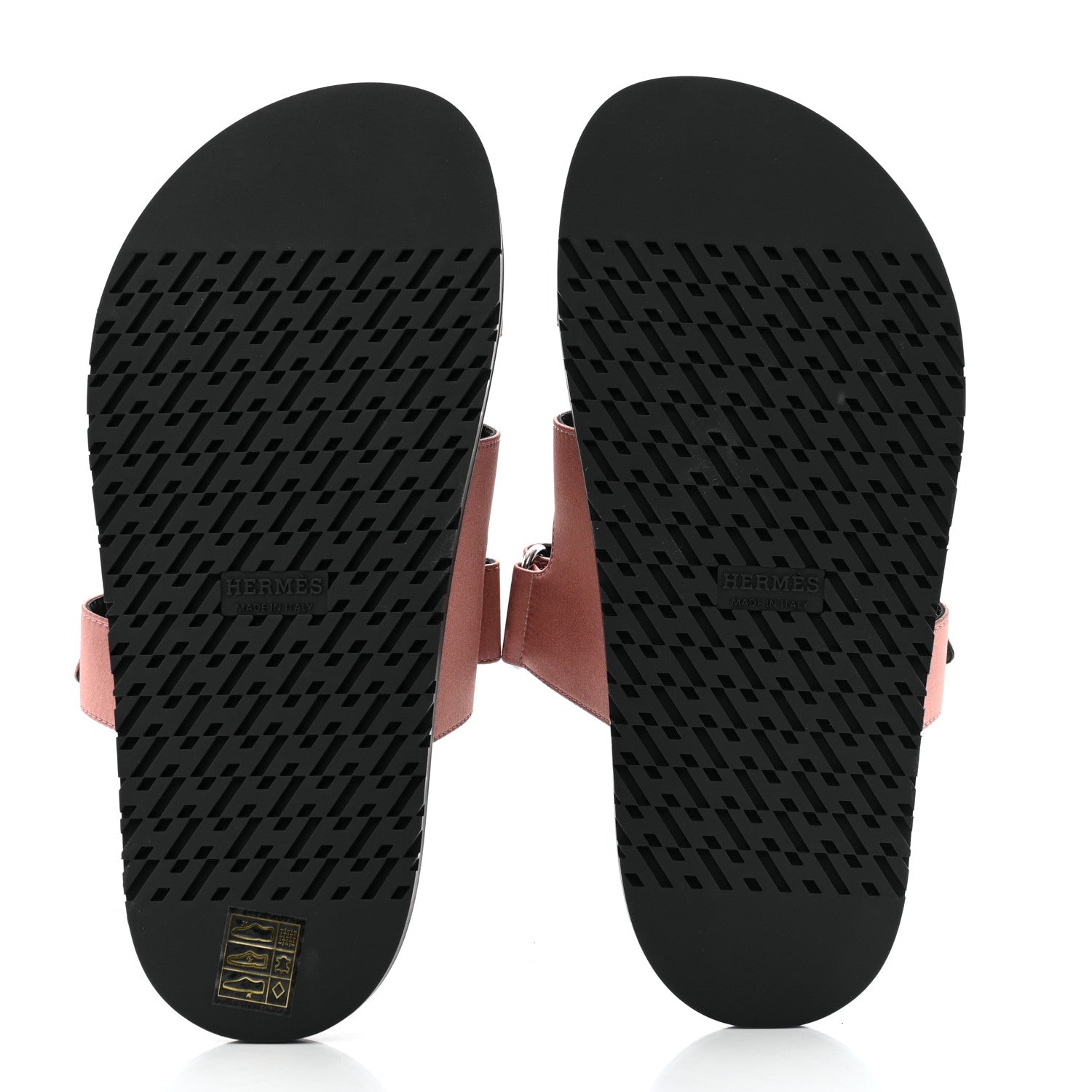 Hermes Satin Crepe Chypre Sandals 36 Bois De Rose 6 of 11