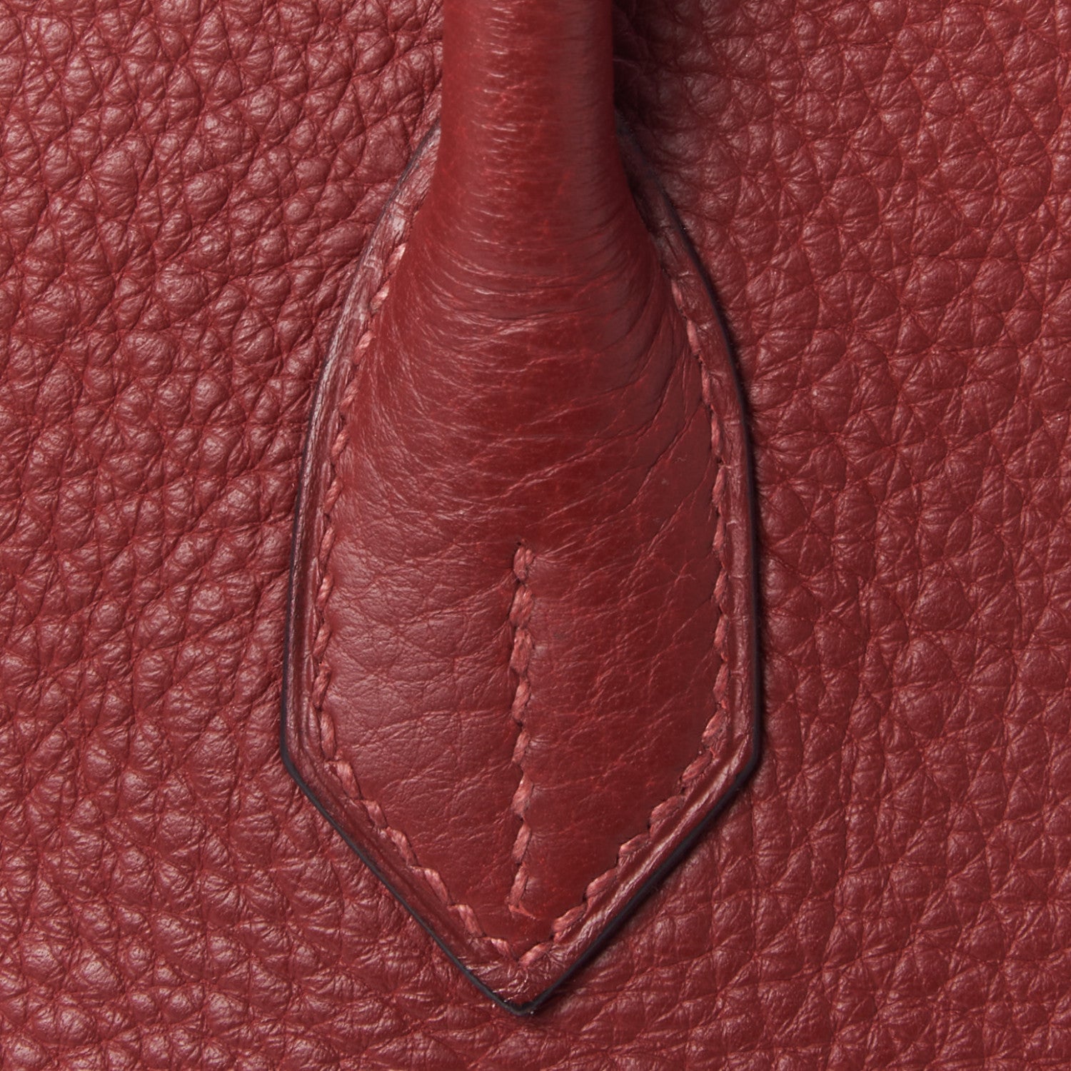 Hermes Taurillon Clemence Birkin 35 Rouge H 11 of 30