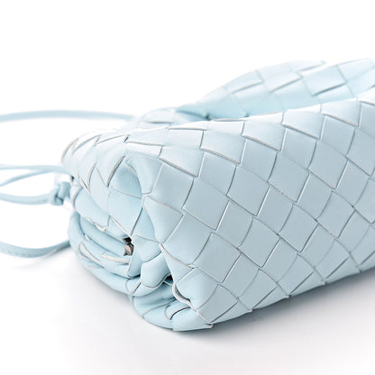 Bottega Veneta Nappa Intrecciato The Mini Pouch Topazio Silver 8 of 9