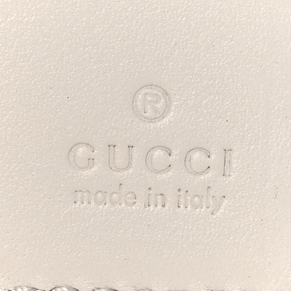 Gucci Guccissima Mirror Effect Card Holder Silver 7 of 8