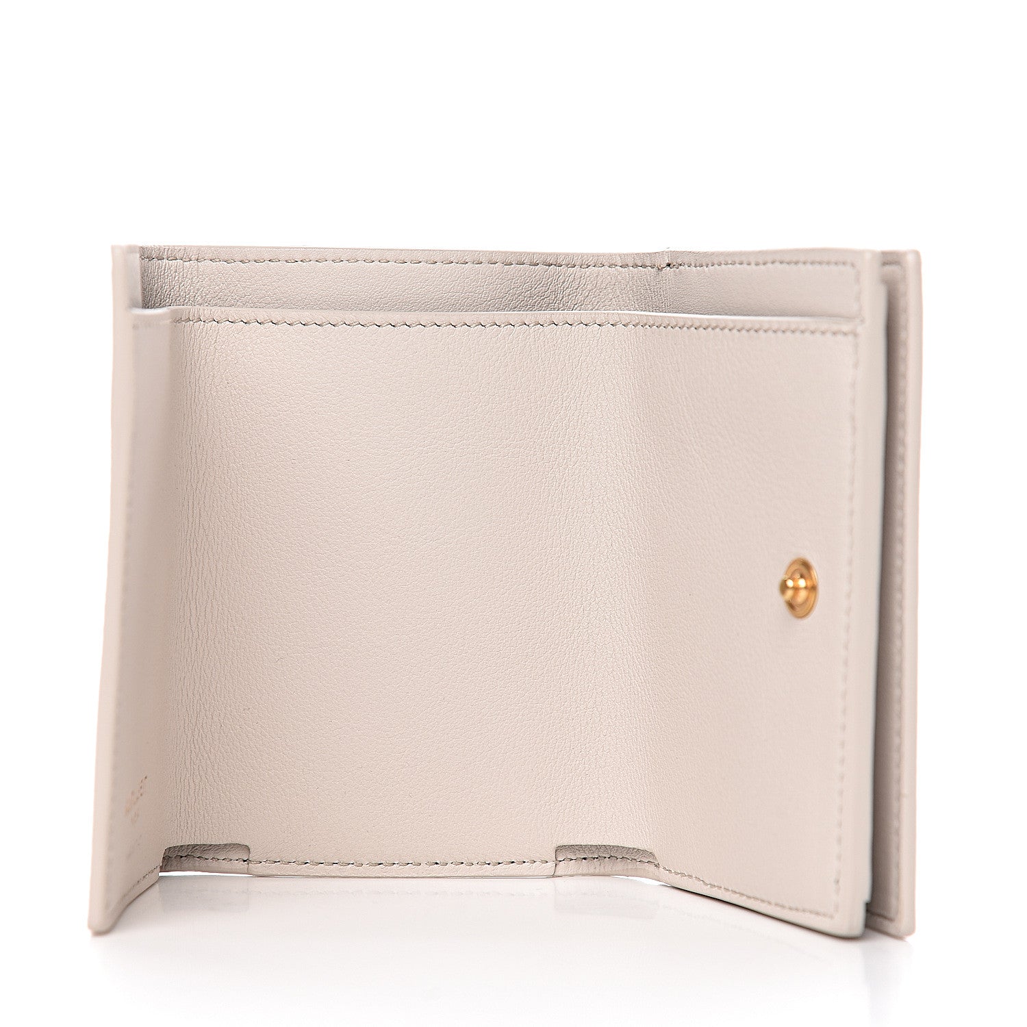 Saint Laurent Smooth Calfskin Monogram Tiny Line Wallet White 5 of 7
