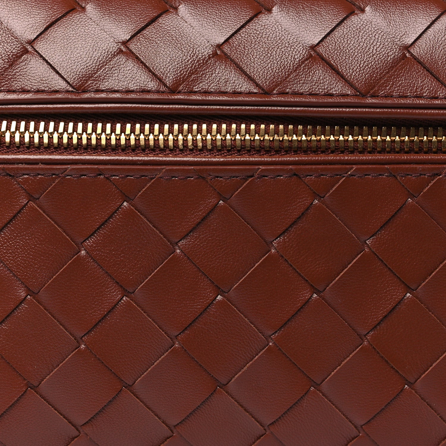 Bottega Veneta Nappa Intrecciato Bang Bang Vanity Case Sapele 8 of 10