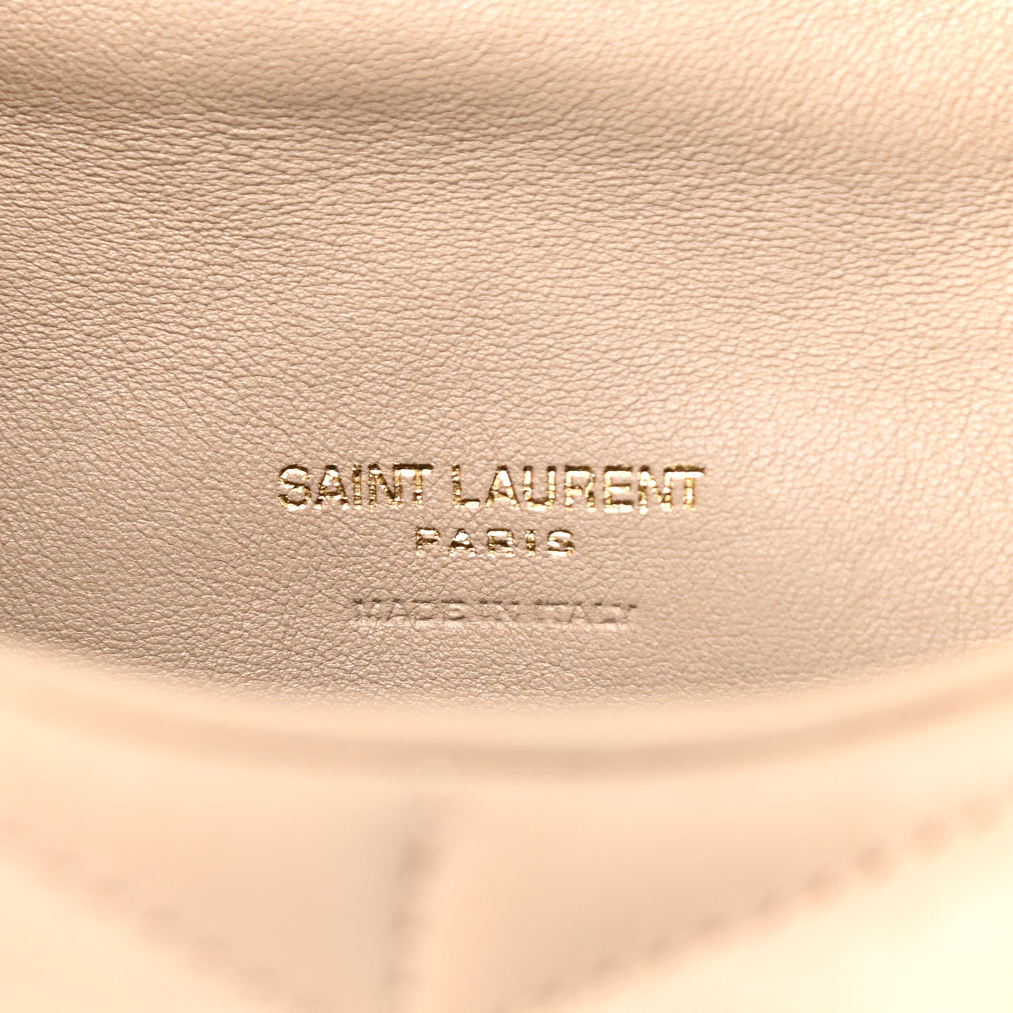 Lambskin Monogram Loulou Puffer Pouch Clutch Dark Beige