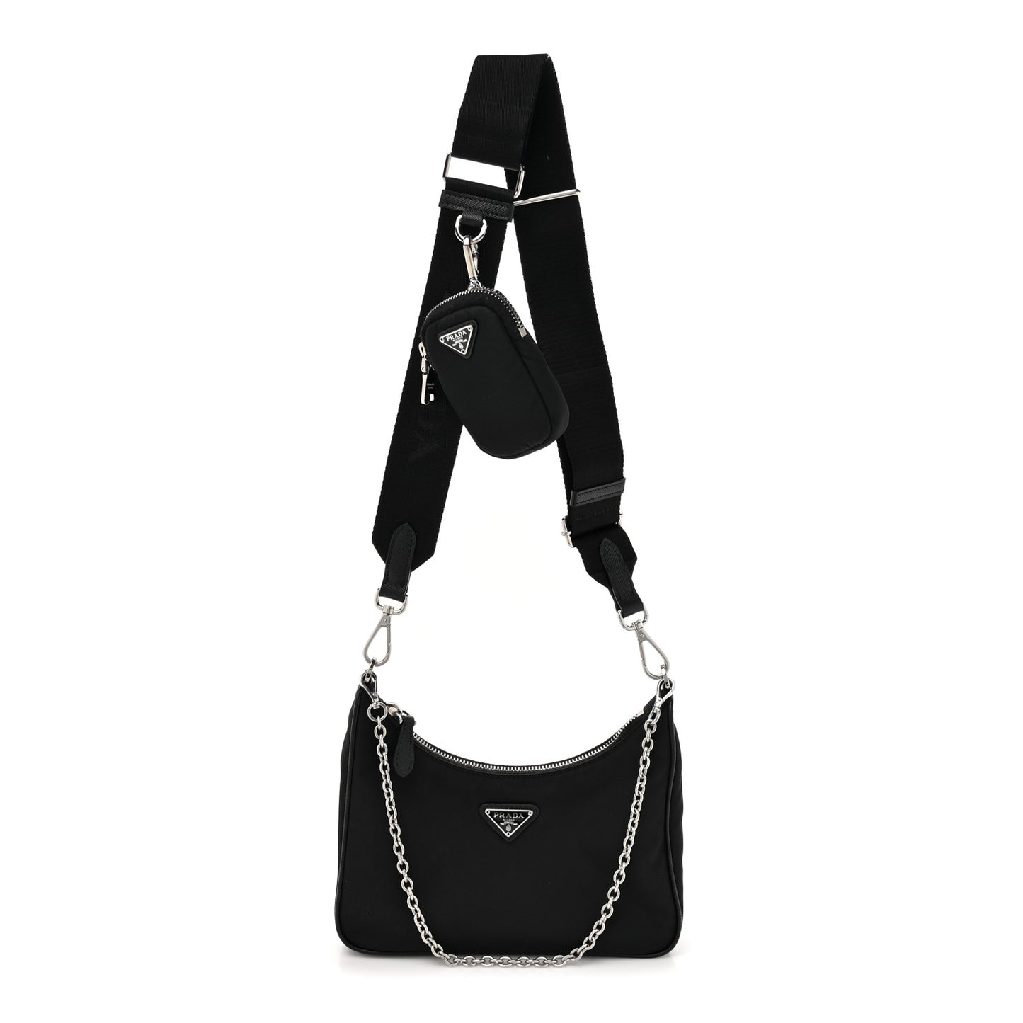 Nylon Re-Edition 2005 Shoulder Bag Black