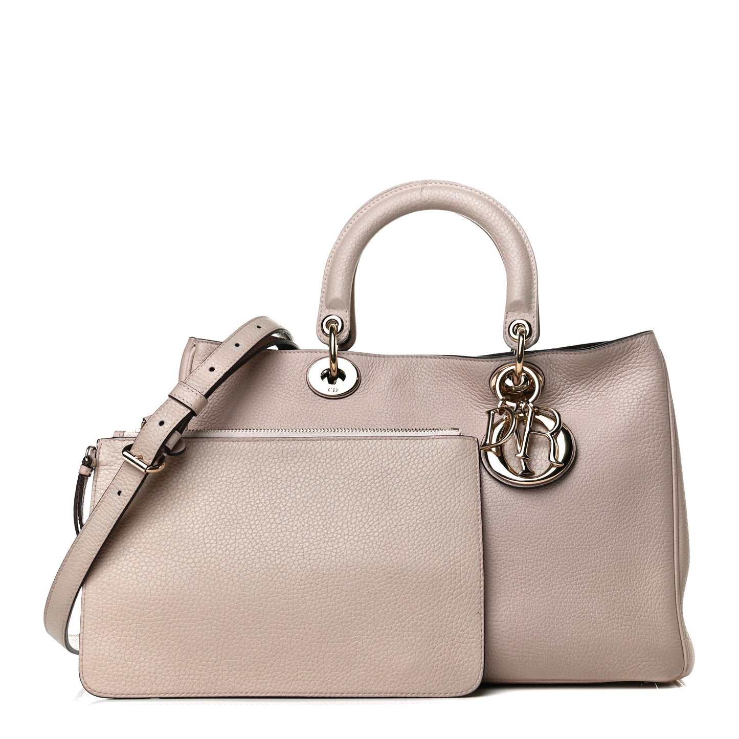 Bullcalf Medium Diorissimo Tote Rose Poudre