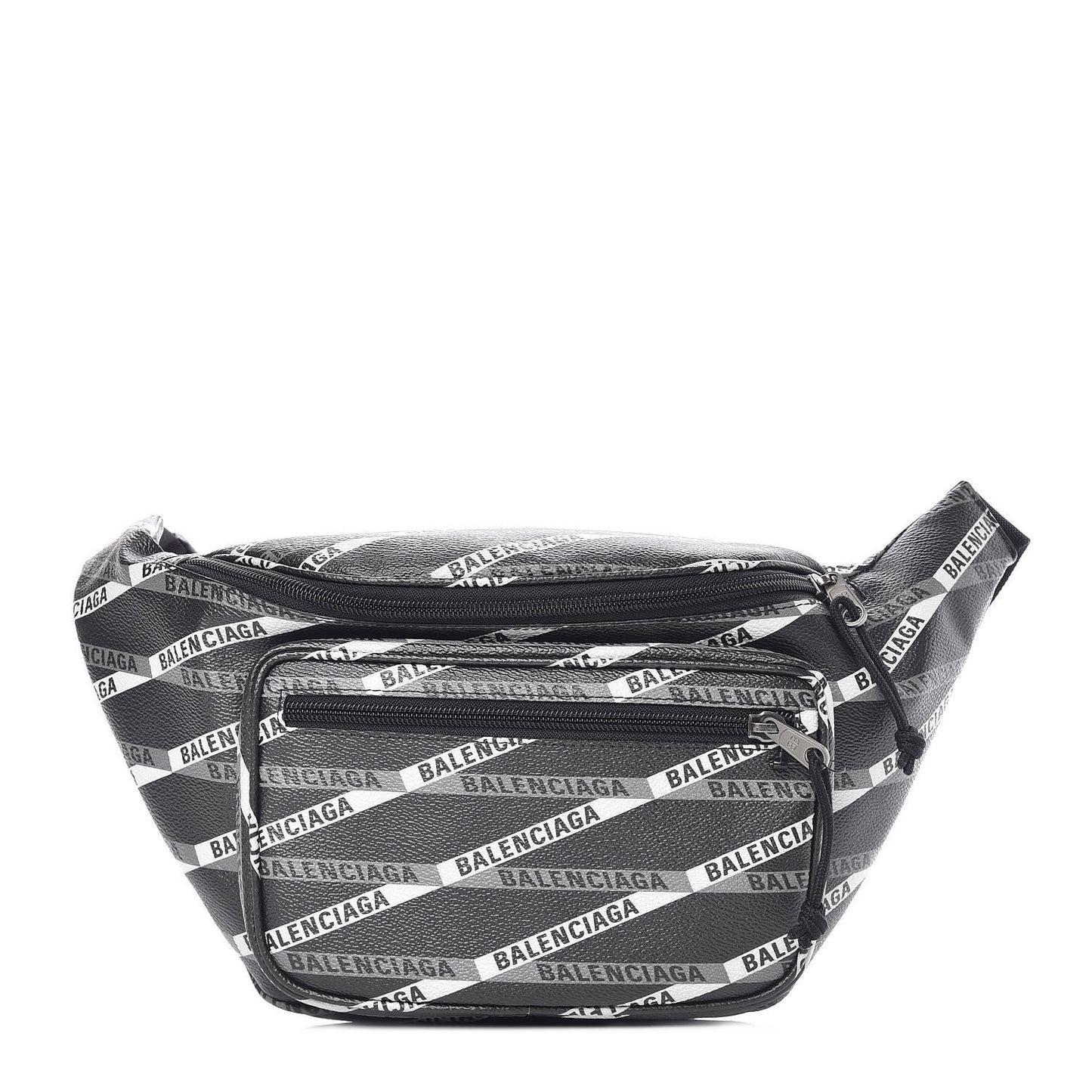 Coated Canvas Losange Monogram Explorer Belt Bag Black Grey