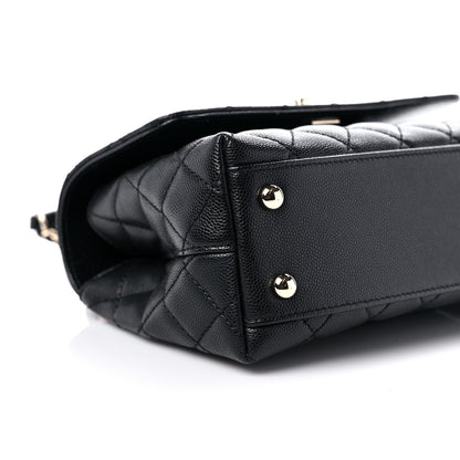 Chanel Caviar Quilted Mini Coco Handle Flap Black 8 of 10