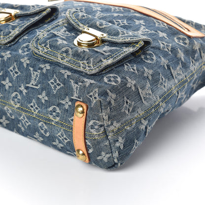 Louis Vuitton Denim Baggy GM Blue 10 of 11