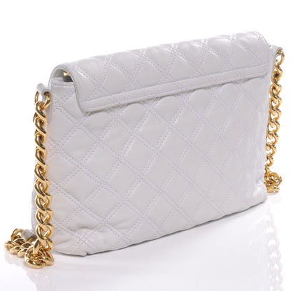 Marc Jacobs Leather Quilted The Large Single White 3 of 8