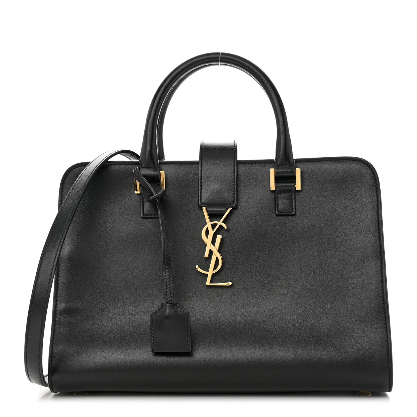 Smooth Calfskin Small Monogram Cabas Black