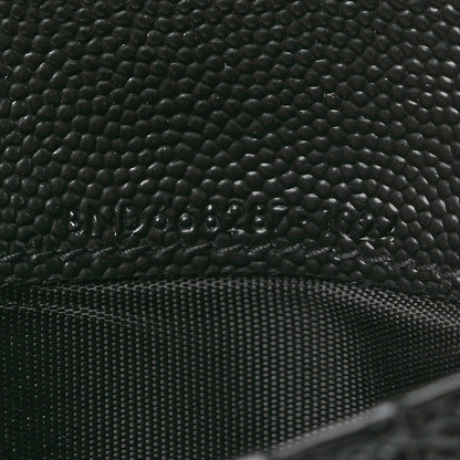 Saint Laurent Grain De Poudre Matelasse Chevron Monogram Zipped Two-Part Wallet Black 7 of 8