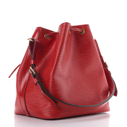 Louis Vuitton Epi Petit Noe Castillan Red 3 of 12