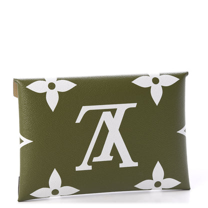 Louis Vuitton Monogram Giant Large Kirigami Pochette Kaki 2 of 8