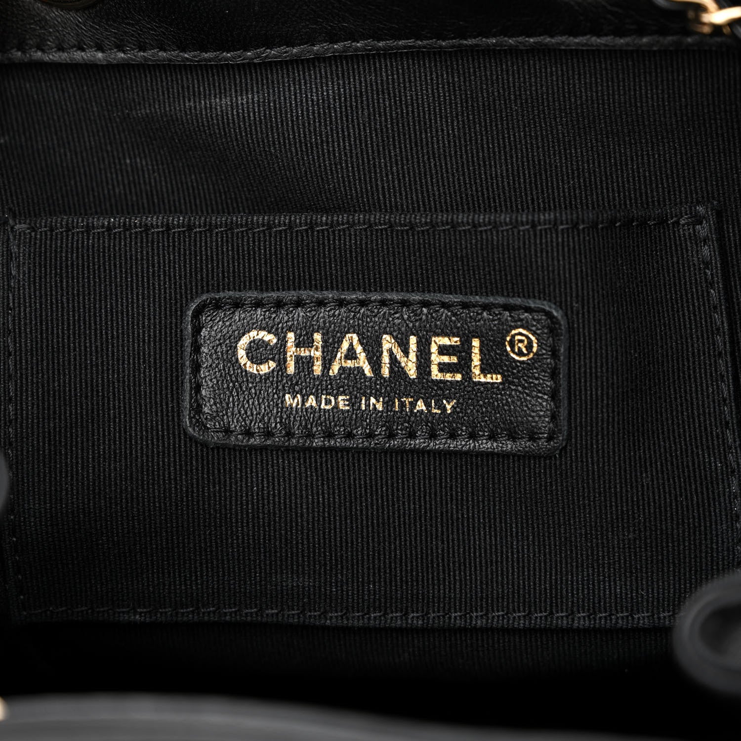 Chanel Lambskin Quilted Small Duma Drawstring Backpack Black 6 of 12