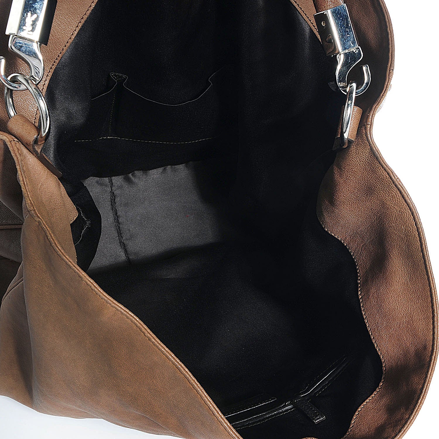 Saint Laurent Leather Large Roady Hobo Brown 5 of 8
