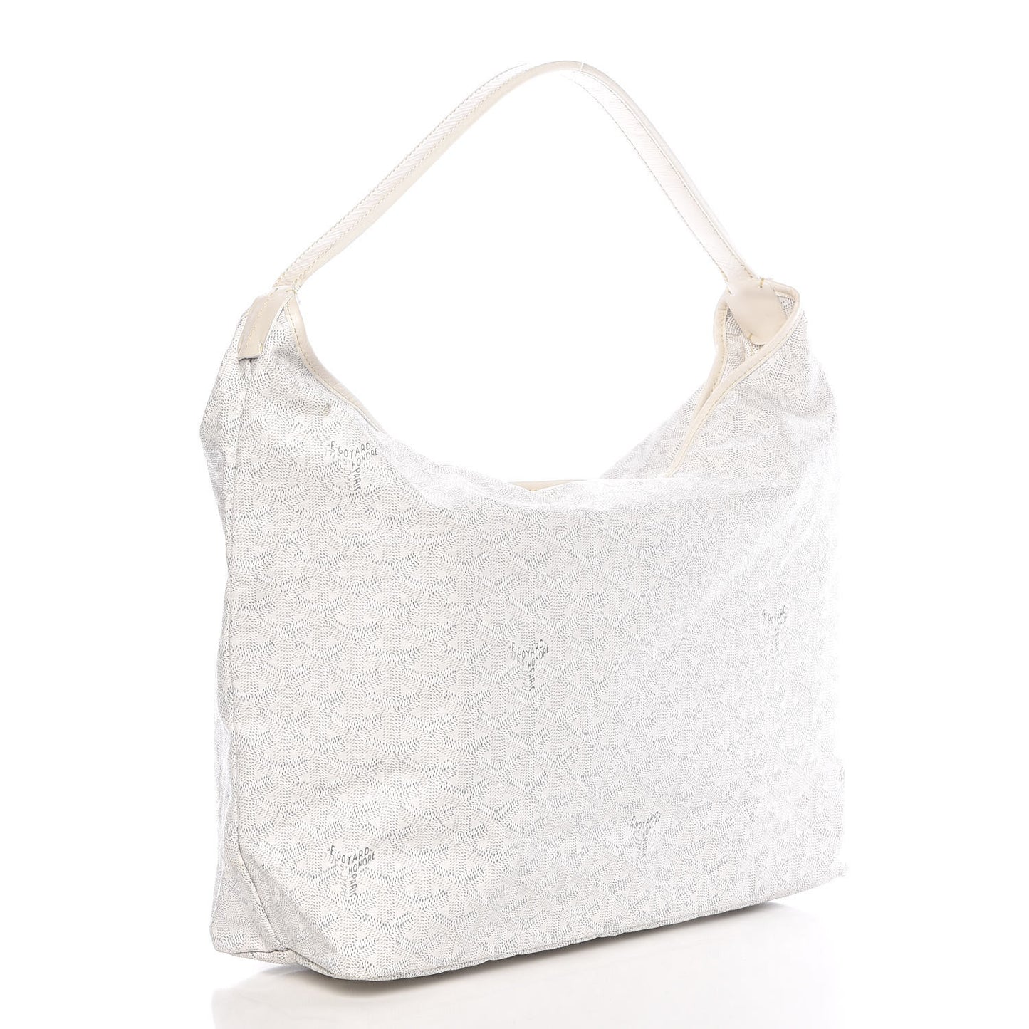 Goyardine Fidji Zip Hobo White