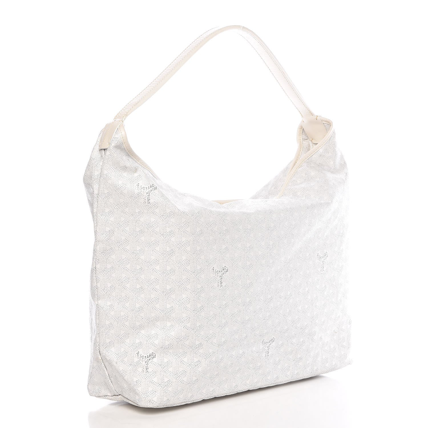 Goyard Goyardine Fidji Zip Hobo White 4 of 13