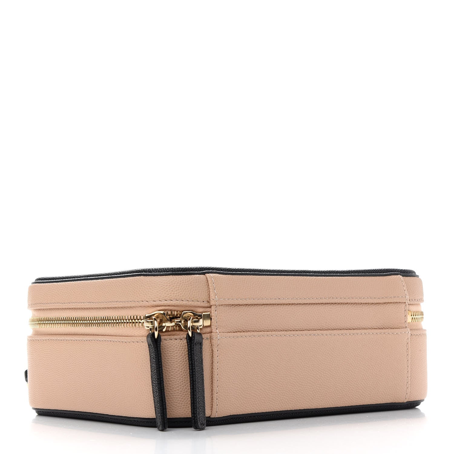 Chanel Caviar Quilted Medium CC Filigree Vanity Case Beige Black 4 of 9