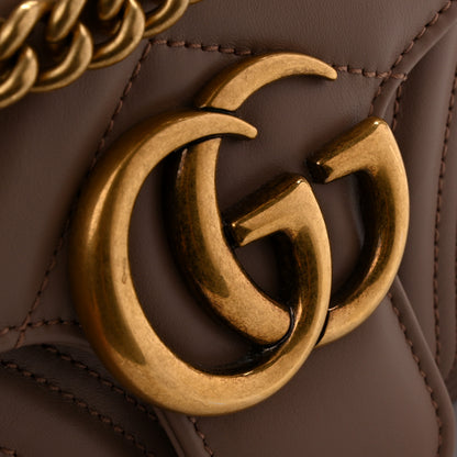 Gucci Calfskin Matelasse Small GG Marmont Shoulder Bag Porcelain Rose 11 of 11