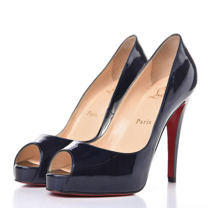 Christian Louboutin Patent Very Prive 120 Pumps 37.5 Night 3 of 8