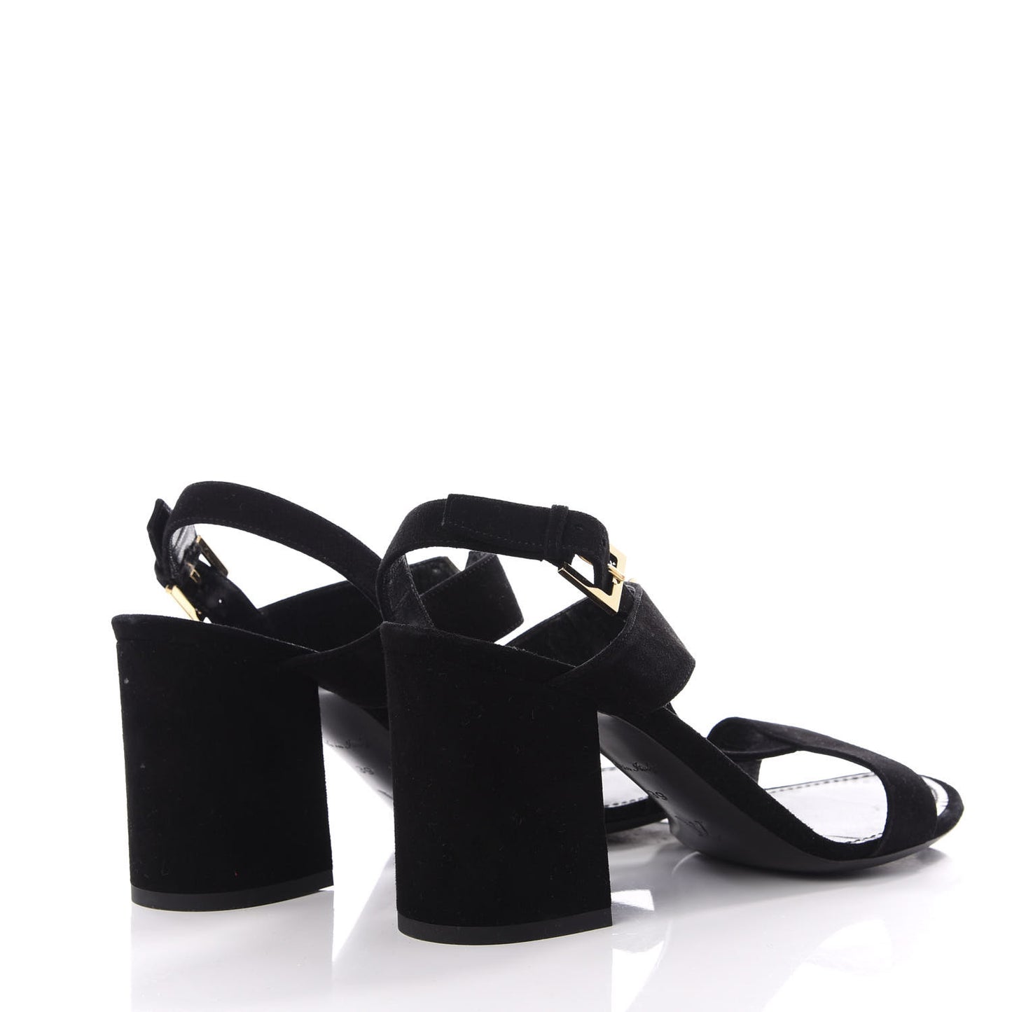 Suede Bahiana Sandals 39 Black