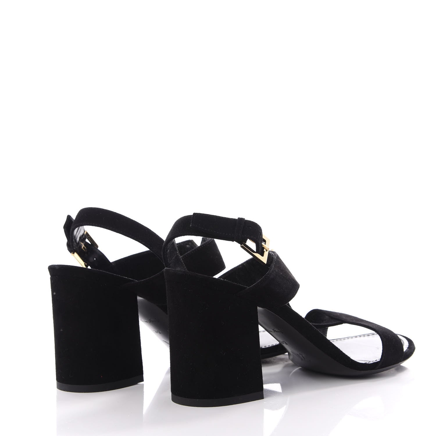 Louis Vuitton Suede Bahiana Sandals 39 Black 4 of 10