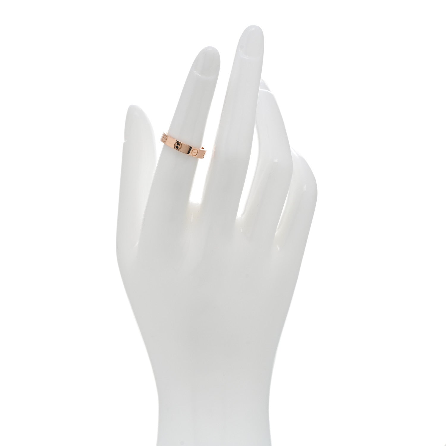 Cartier 18K Pink Gold 3.5mm LOVE Wedding Band Ring 50 5.25 2 of 4