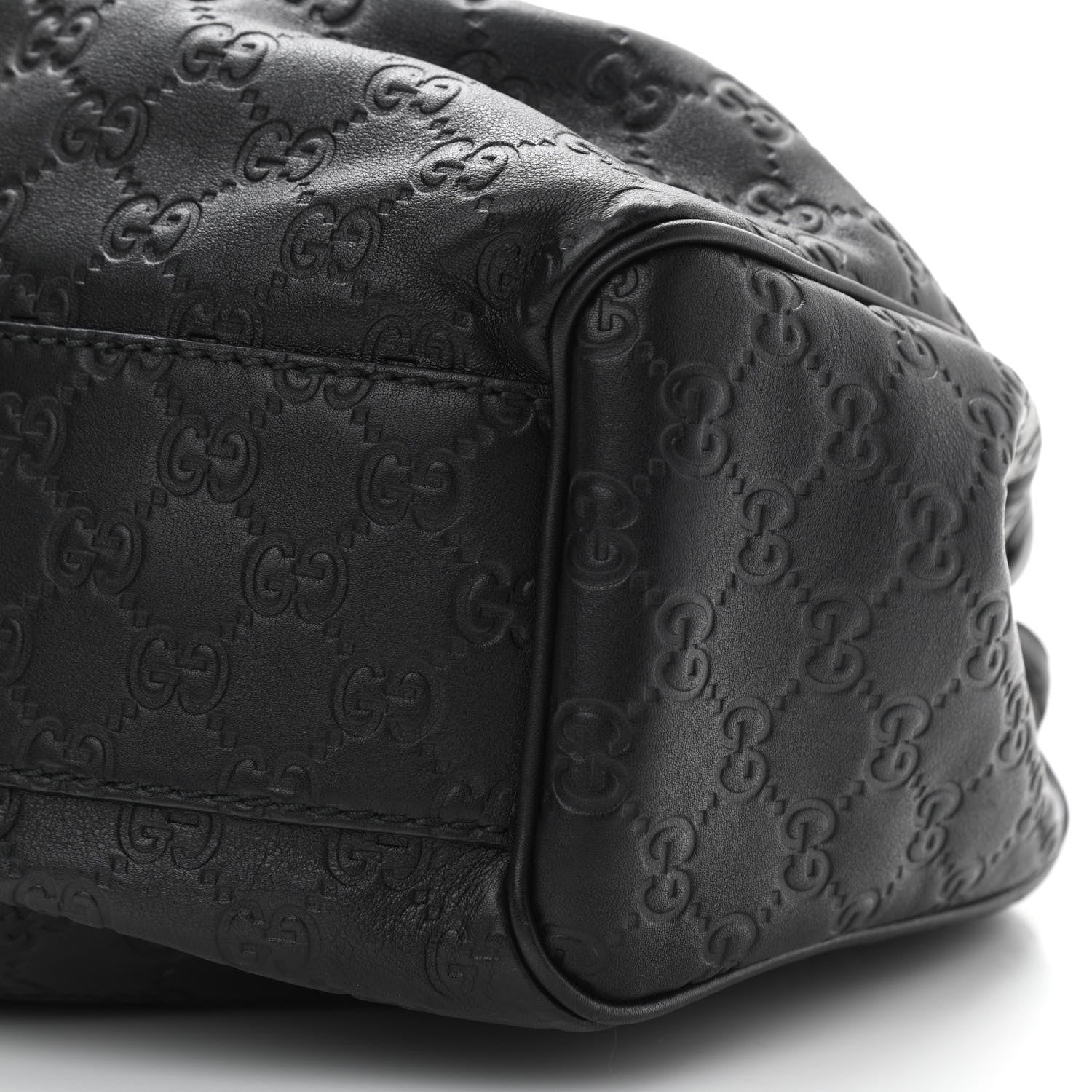 Gucci Guccissima Medium Sukey Tote Black 10 of 10
