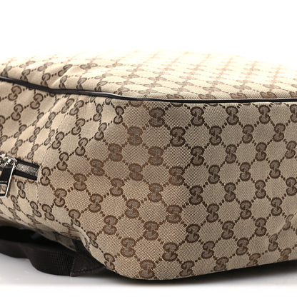 Gucci Monogram Travel Backpack Dark Brown 9 of 11