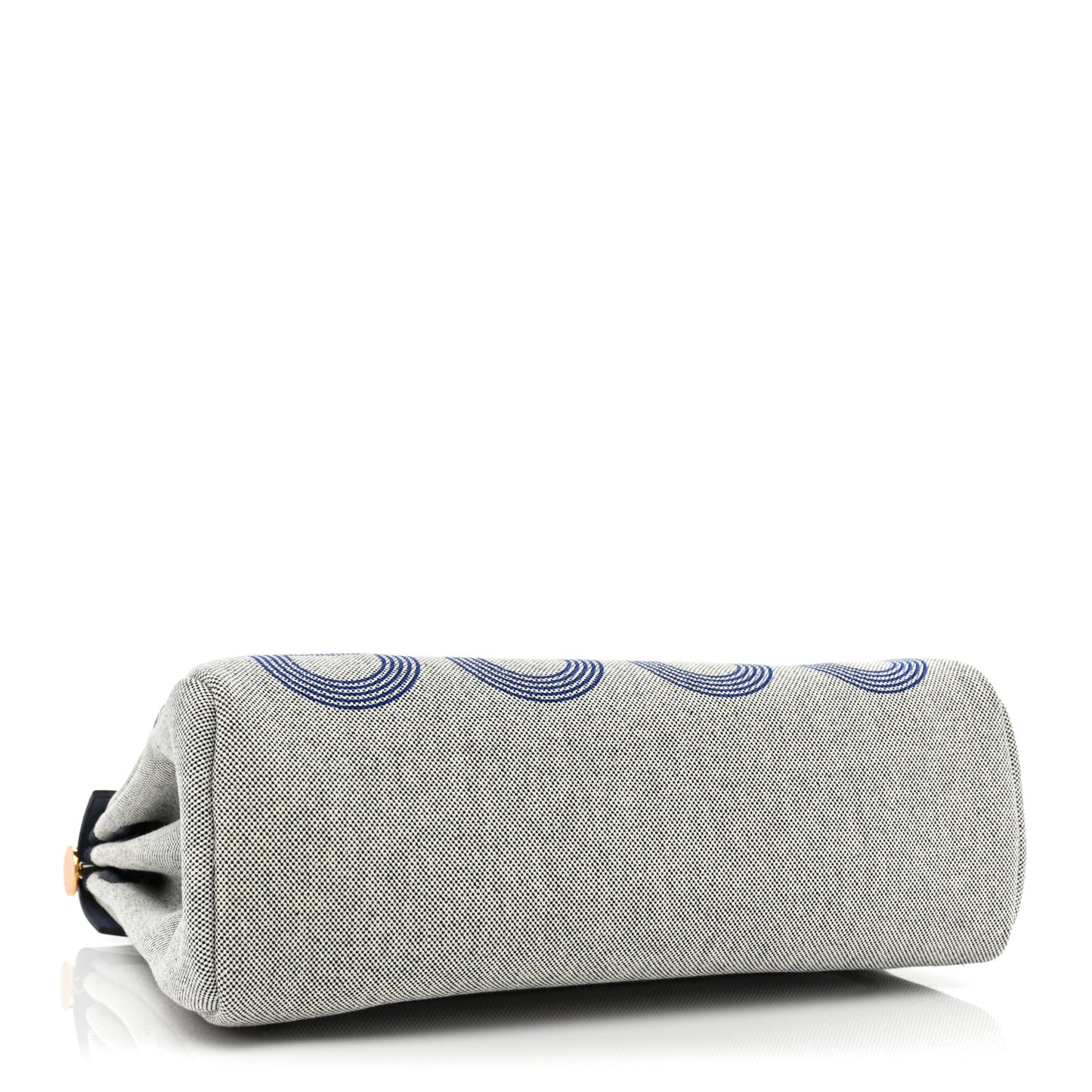 H Plume Canvas Vache Hunter Circuit 24 Herbag Zip Retourne 31 Bleu Royal Bleu Indigo Ecru