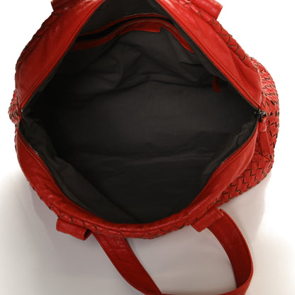 Bottega Veneta Nappa Intrecciato Shoulder Bag Red 4 of 12