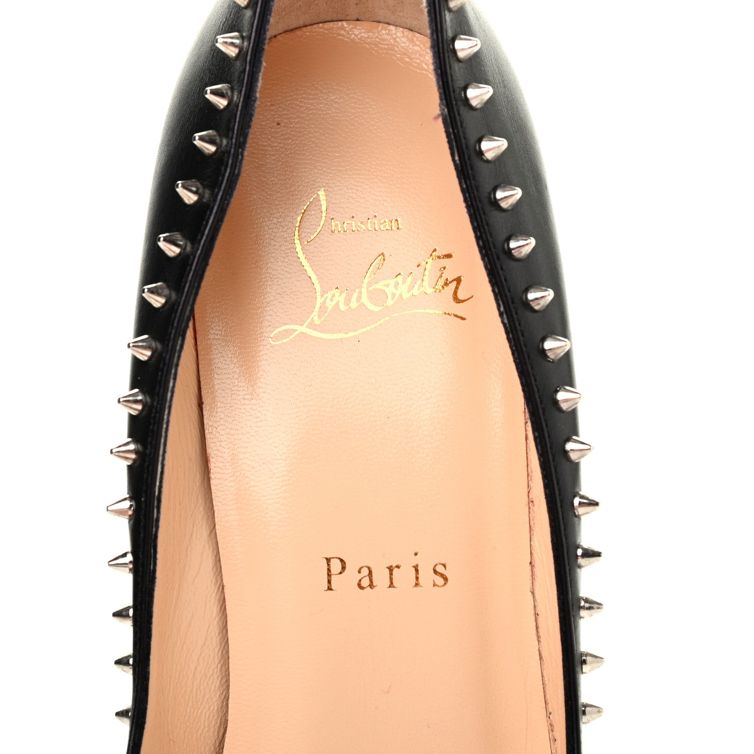 Christian Louboutin Kid Anjalina 85 Pumps 36.5 Black 7 of 10