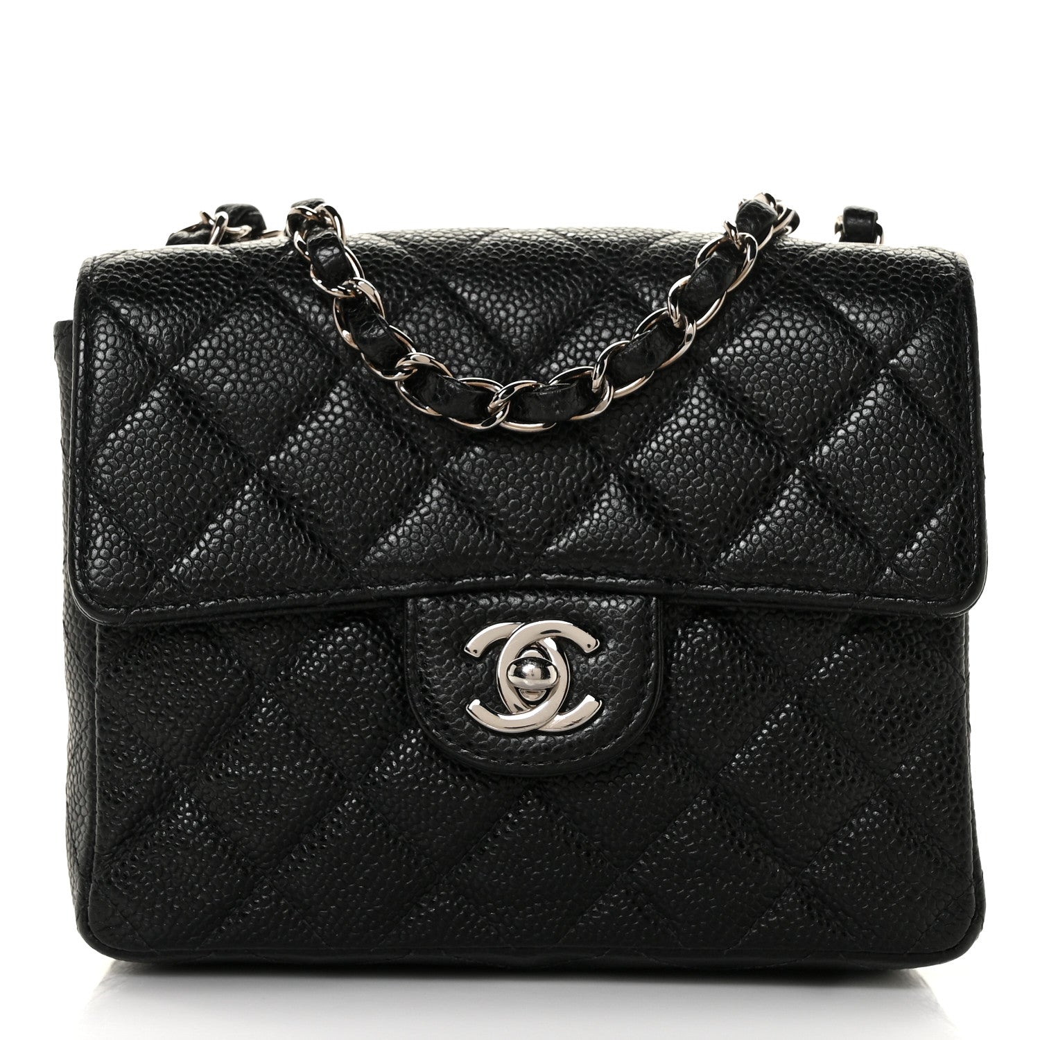 Chanel Caviar Quilted Mini Square Flap Black 1 of 11