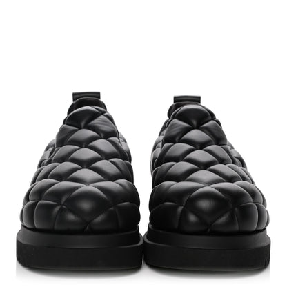Bottega Veneta Lambskin Quilted Slip On Sneakers 41 Black 2 of 14